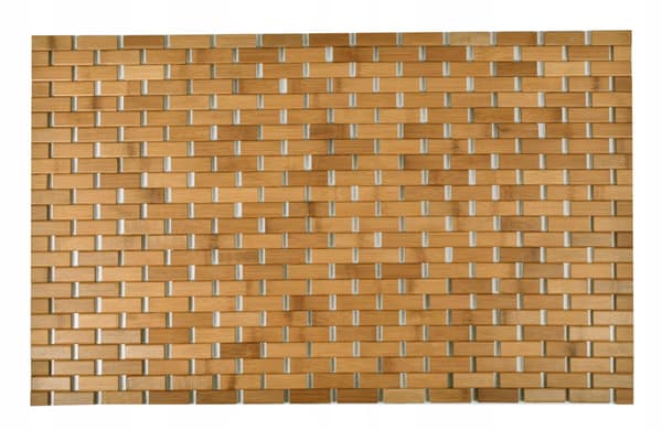 Badrumsmatta i bambu 50x80 cm ALBA ljusbrun