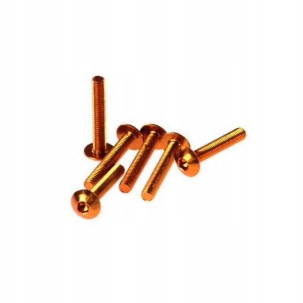 Kåpbult M5 20mm Universal Orange