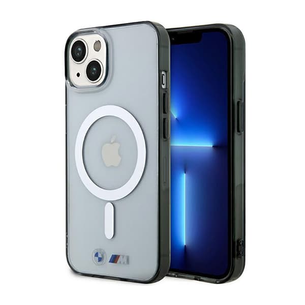 BMW Sølvring MagSafe - iPhone 14 Plus cover (klar)