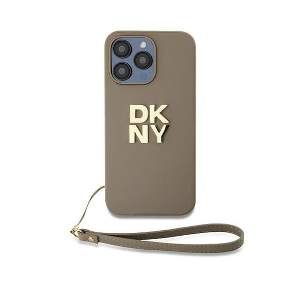 DKNY håndledsrem Stock Logo - iPhone 15 Pro Max cover (beige)