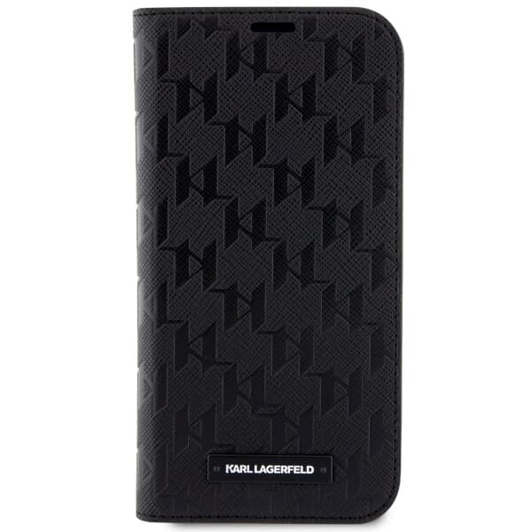 Karl Lagerfeld KLBKP14LSAKLHPK iPhone 14Pro 6.1 reol sort/sort Saffiano Monogram