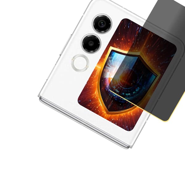 Nubia Flip 2 (edessä) - 3mk Silky Matt Privacy