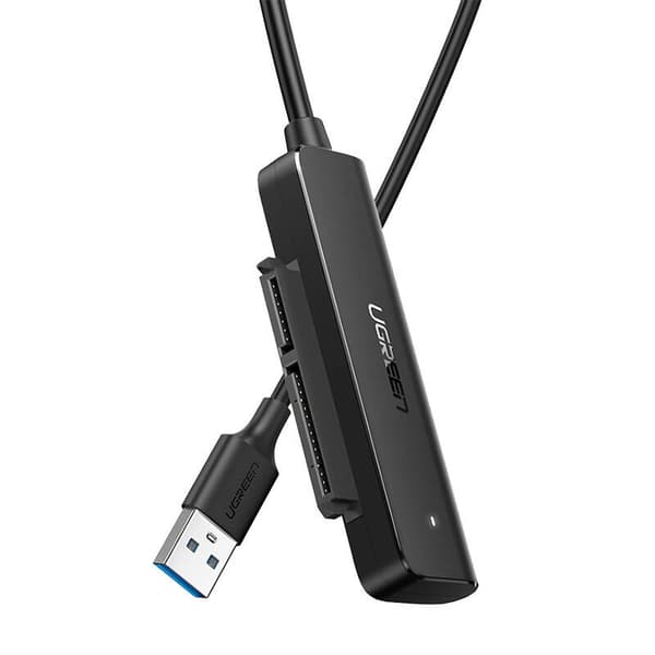 UGREEN CM321 USB-adapter för SATA 2.5-hårddisk, 50 cm (svart)