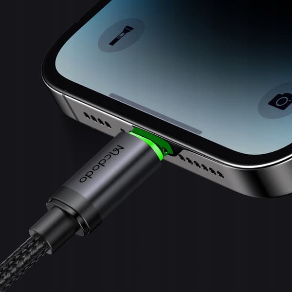 MCDODO Opladerkabel USB-C Lynhurtig Opladning til iPhone 3M LED