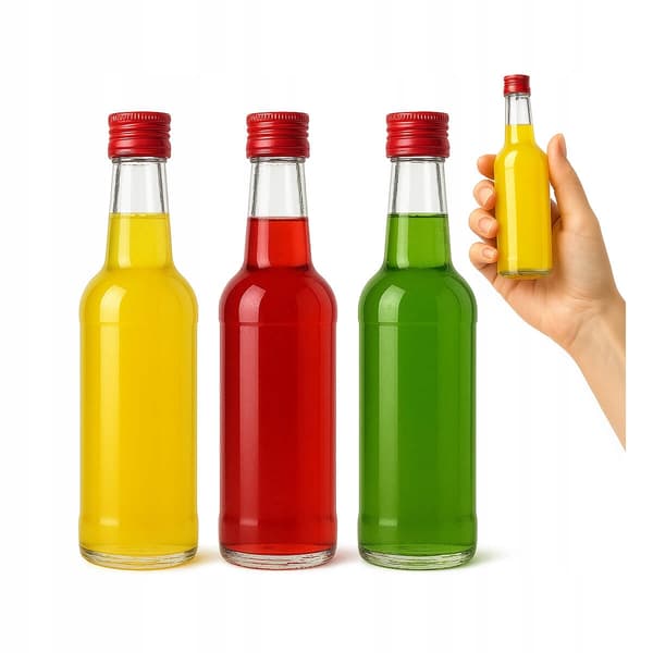 5X pullo MONOPOL 100 ml pullot monopoli pontikka alkoholi siirappi kastike viini