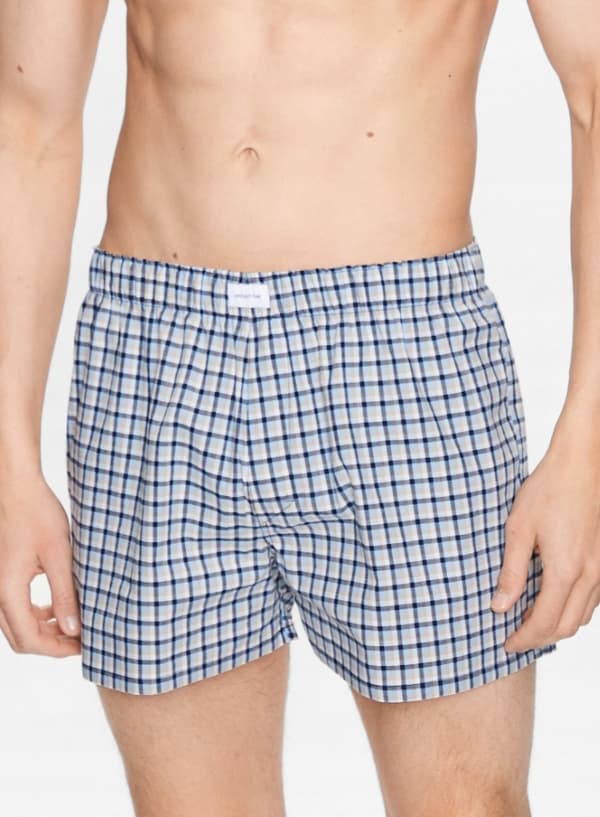 SEIDENSTICKER BOXERSHORT 2-PACK BLÅ S W_B TXA