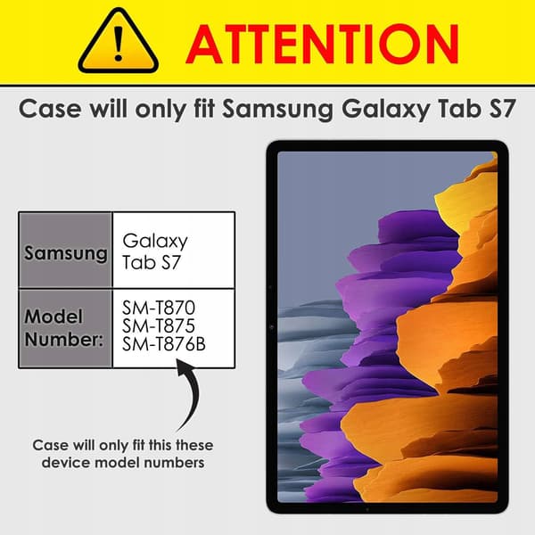 LILLA LUKKET ETUI TIL SAMSUNG GALAXY TAB S7 11'