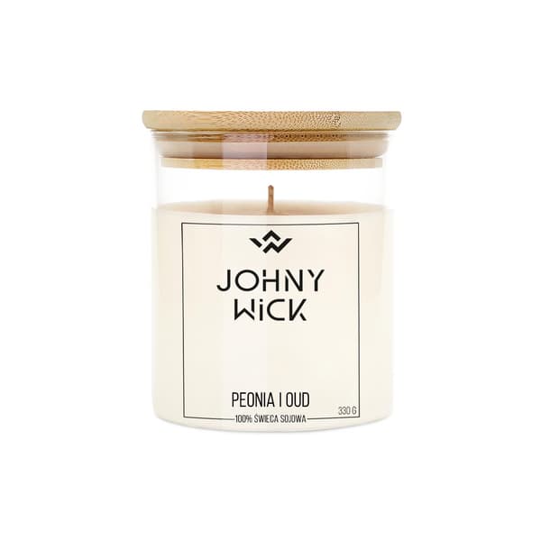 Sojaduftlys - Pæon og Oud 220g