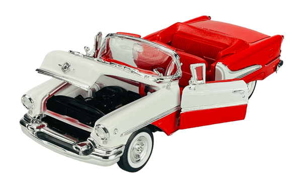 WELLY 1955 OLDSMOBILE SUPER 88 PUNAINEN 1:24 22432