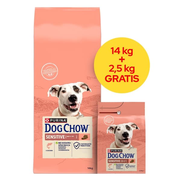 Torrfoder för hundar PURINA DOG CHOW SENSITIVE Lax 2,5 kg
