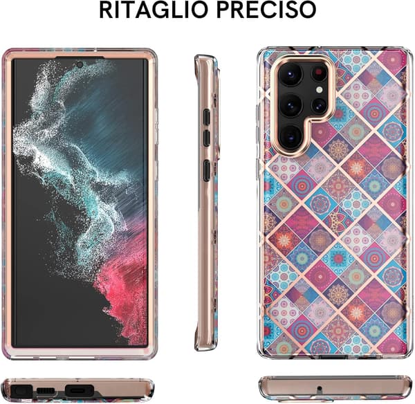 ETUI TIL SAMSUNG GALAXY S22 ULTRA 6,8' RESISTENT BOHO