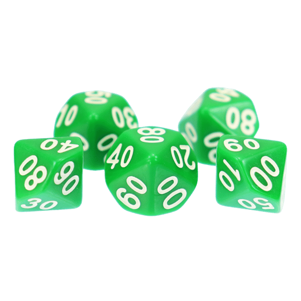 RPG Terninger Den Sidste Sande Plante Sæt med 7 Metalterninger