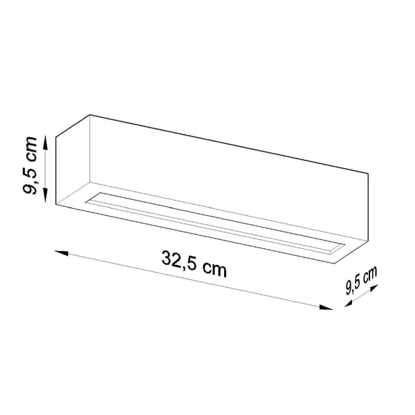 CORDIS VÄGGLAMPA 1 E27 VIT LUMILO 00.106.06