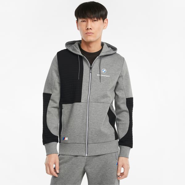 Puma BMW MMS FULL-ZIP Herrtröja Grå 53118703 R S