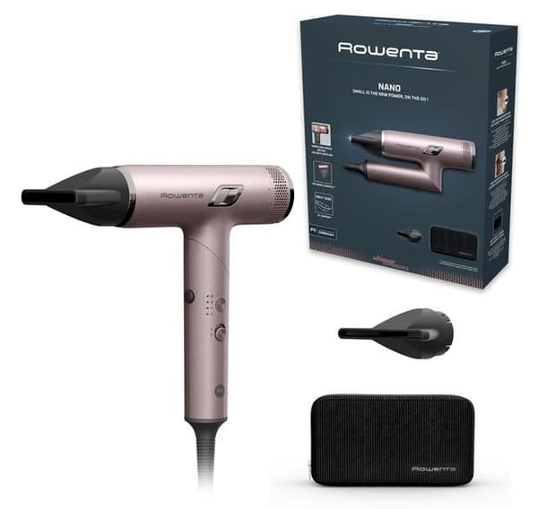Hårtork ROWENTA Nano HY8530E0 Kanelros