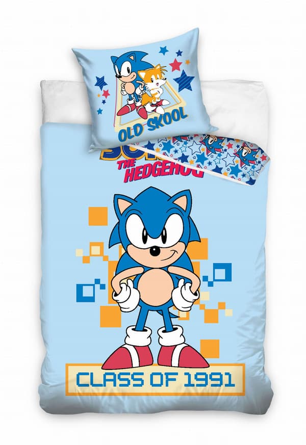 Puuvillainen vuodevaate 140x200 Super Sonic Blue