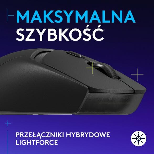 Logitech G309 Lightspeed trådlös mus svart