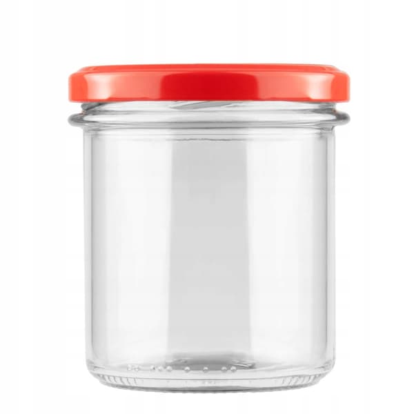 50x GLASGLAS 350 ml TIL MARMELADE, KØD, PATÉ, KONSERVERING, LYS