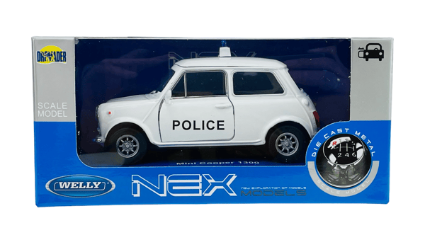 WELLY MINI COOPER 1300 POLIS 1:34 43609