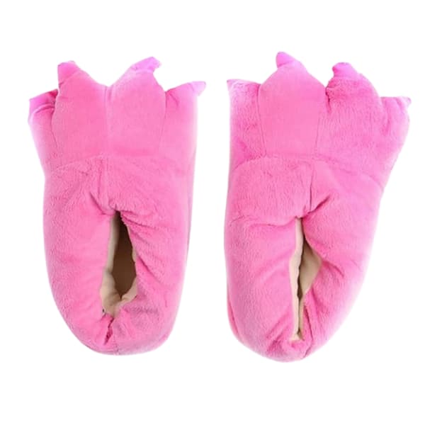 Paws Stitch 3D mjuka barntofflor rosa med klor 27-32