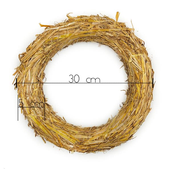 Olkikranssin pohja - 30 cm (1 kpl)