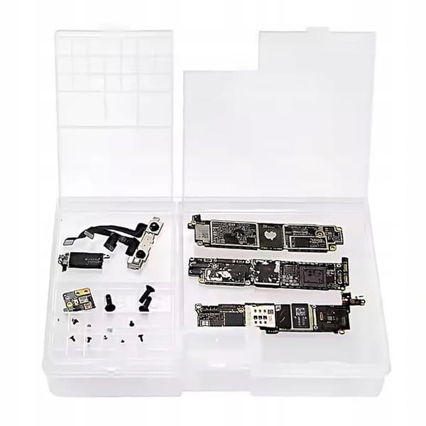 Dubbellåda för elektroniska komponenter 180x115x35mm