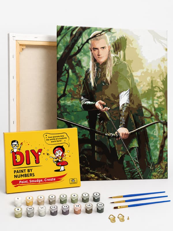Målning med siffror Legolas Sagan om ringen 40x50cm