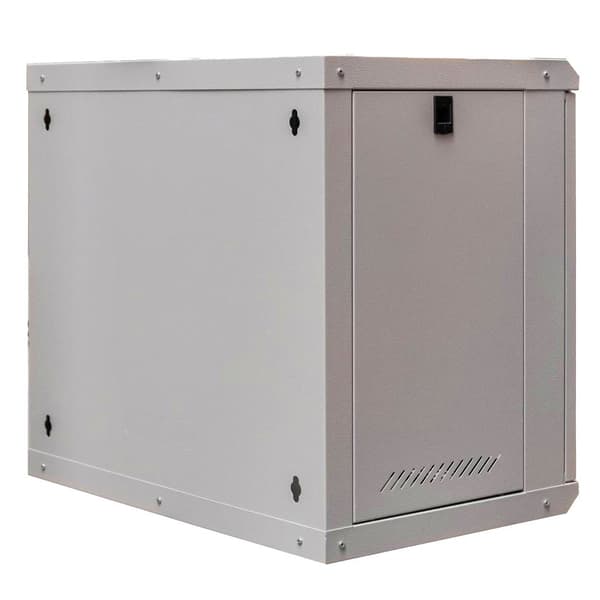 Netberg 19" 9U 450x600x400 väggmonterad serverskåp grå