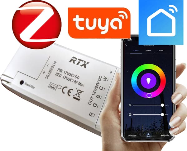 LED-ohjain 8A RGB CW ZIGBEE TUYA