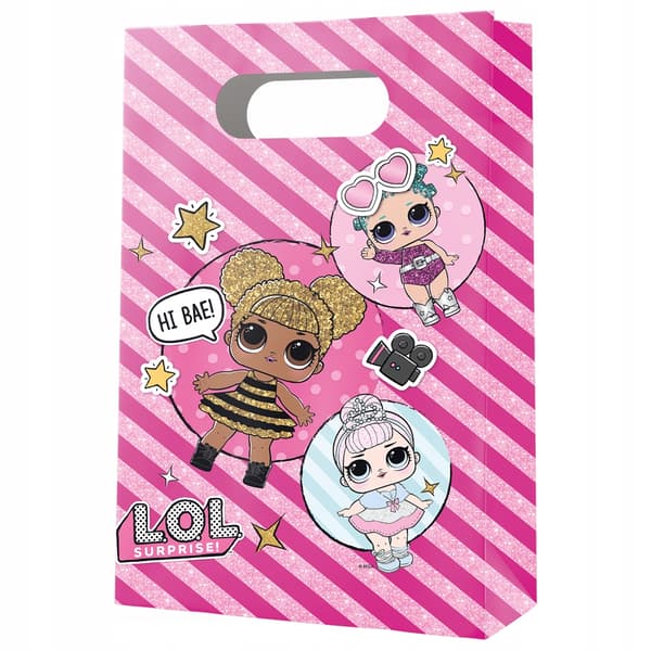 LOL Surprise presentpåsar i papper, 4 st