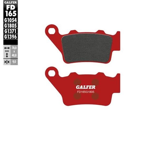 Galfer KH208 ja KH213 puolimetalliset jarrupalat