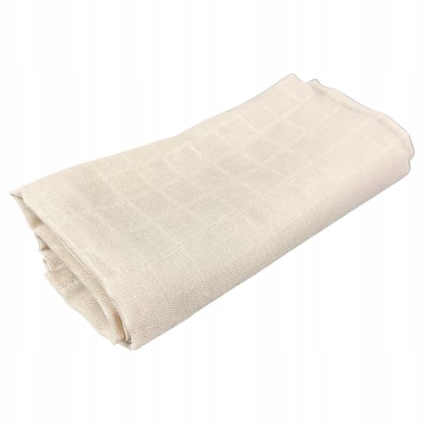Stor muslinble PASSER 120×120 cm Bomuldsmuslinble