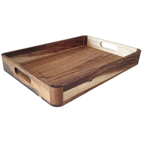 MORGENMADSBAKKE TRÆ SERVERINGSBRÆT 38x26x4,9cm