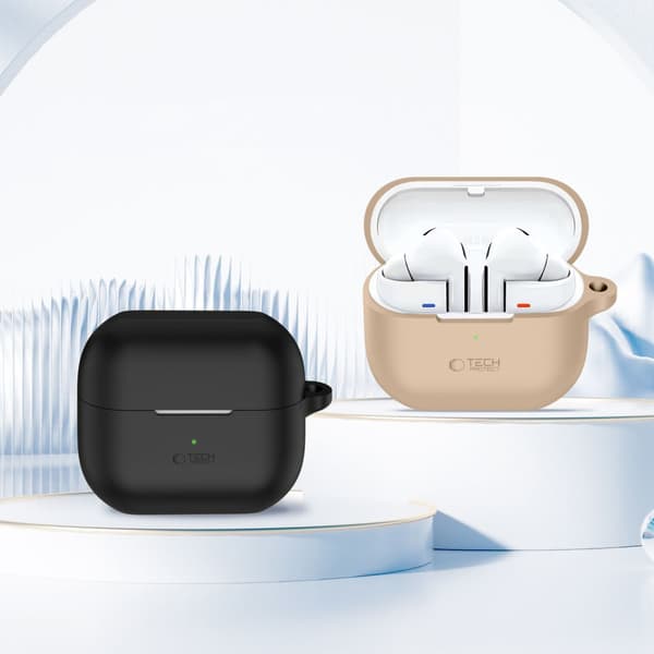 TECH-PROTECT SILIKONEKROG TIL SAMSUNG GALAXY BUDS 3 / 3 PRO SORT