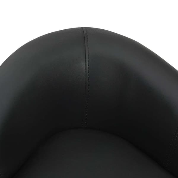 vidaXL hundesofa, sort, 67x41x39 cm, kunstlæder