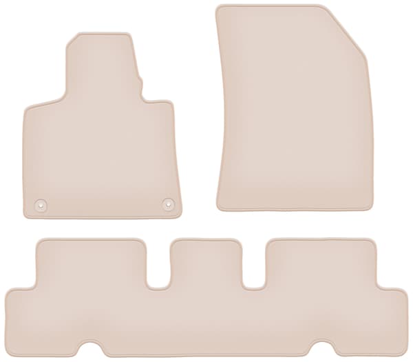Premium beige matot Citroen C4 Spacetourer minivan 2013-2018 varten