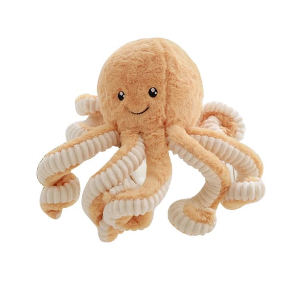 Blæksprutte 60 cm beige