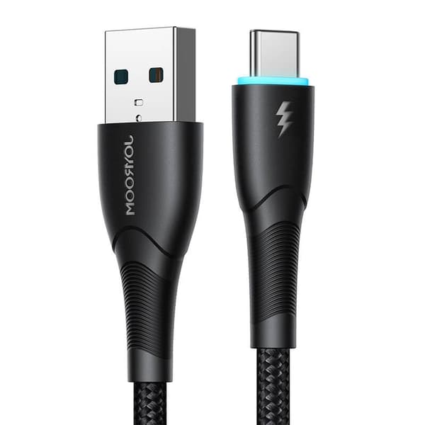 Joyroom SA32-AC3 Starry USB-C-kaapeli, 3A, 1m musta