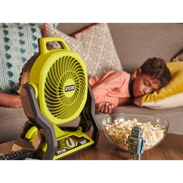 205520 RYOBI Ventilator 18V ONE+ 7.5" . Version uden batterier og oplader.