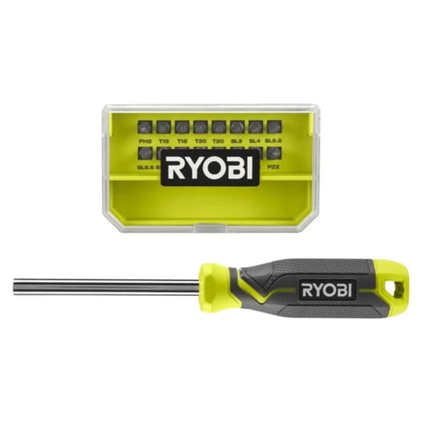 RYOBI Skruetrækkersæt 17 dele