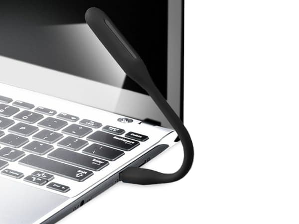 USB-lampe 6 LED sort (1000) GAB_A