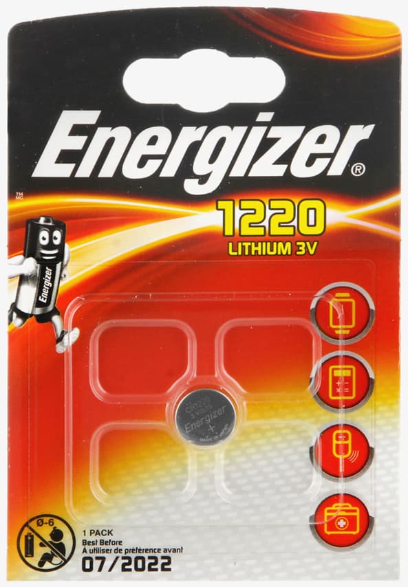Litiumakku BAT-CR1220 Energizer