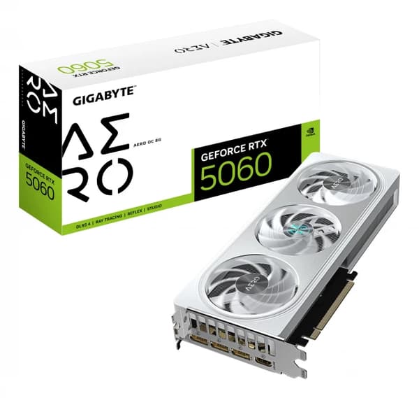 Grafikkort Gigabyte RTX 5060 AERO OC 8G