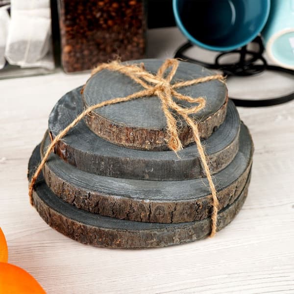 Træ underlag 4 stk.