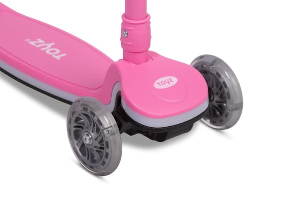 3-hjulig karbon rosa sparkcykel