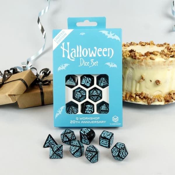Q-Workshop Terninger Adventskalender 2023 Juleterningsæt RPG Terninger