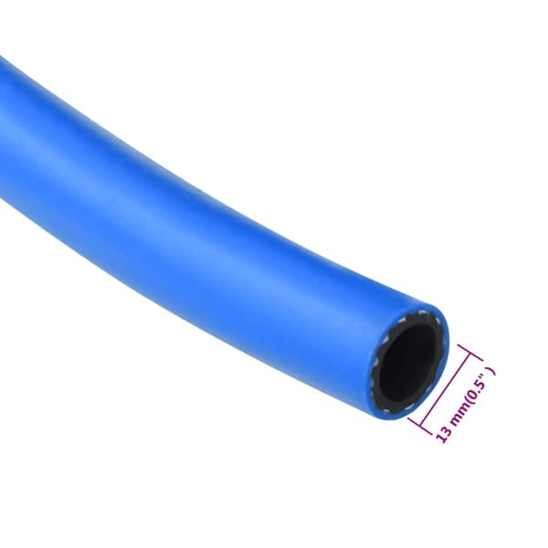 vidaXL Luftslang, Blå, 0,7", 2 m, PVC