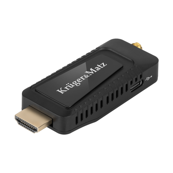 Tuner DVB-T2 HEVC H.265 mini til HDMI Kruger&Matz