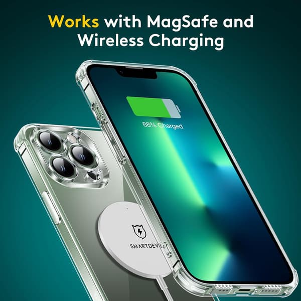 ETUI TIL APPLE IPHONE 13 PRO MAX SILIKONE KLAR TRANSPARENT A2484
