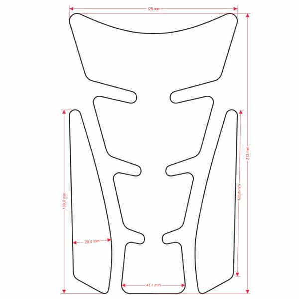 Tankpad tankskydd, lock Onedesign CGSLE8P